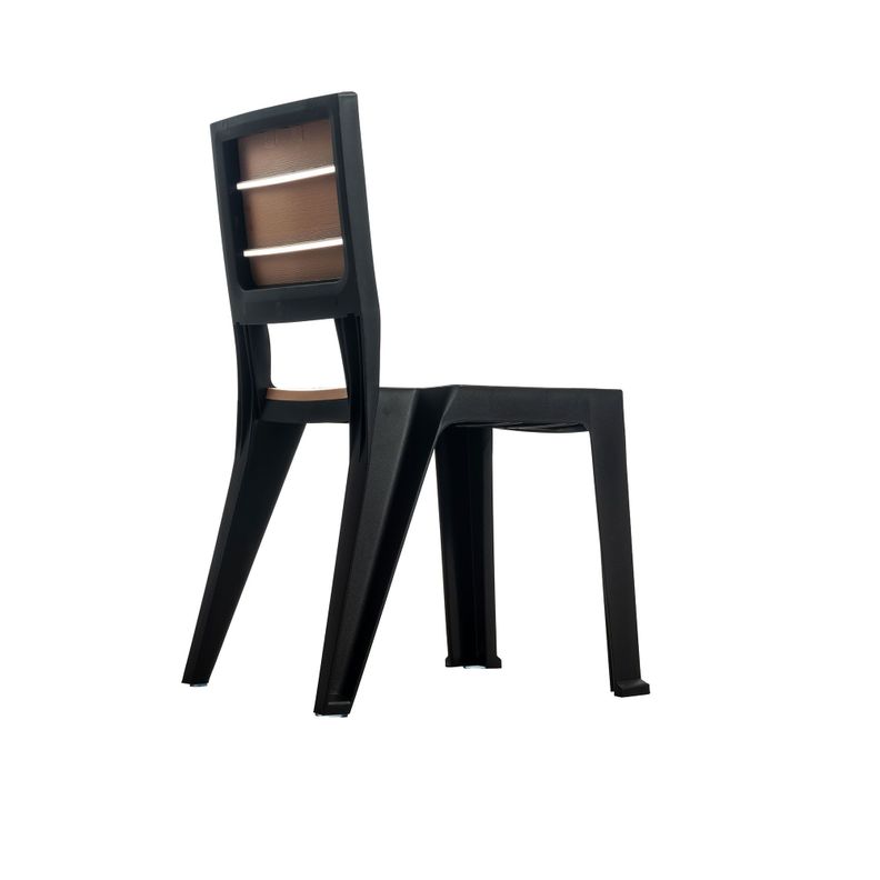 Silla Exterior/interior Modelo Madeira Café MQ - Qrubber-7