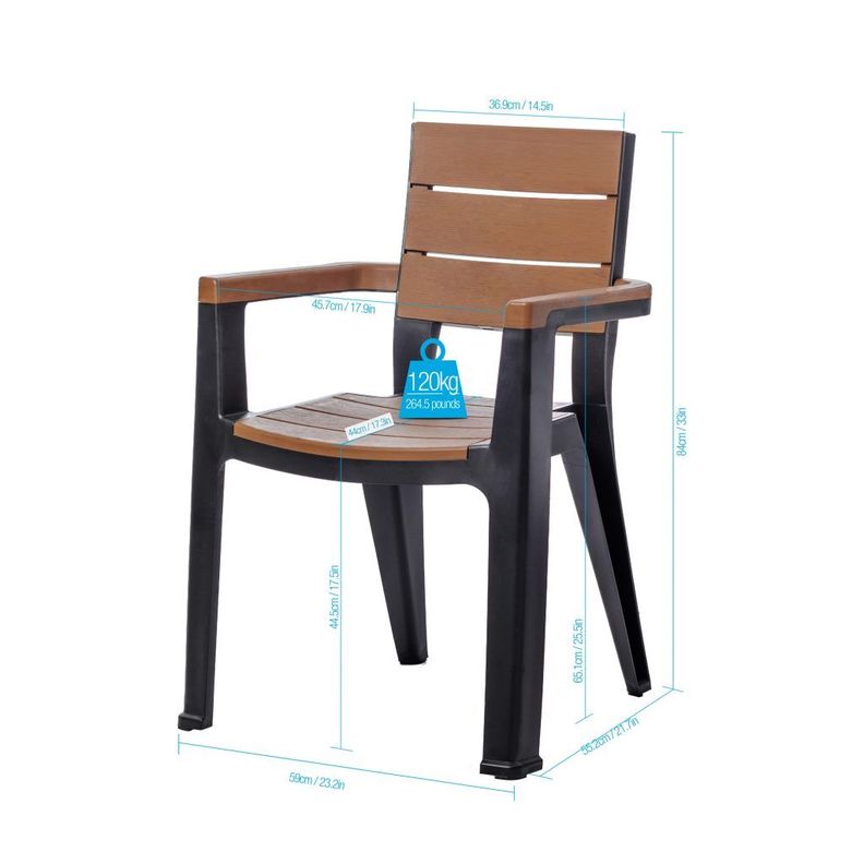 Silla Exterior e Interior Madeira MQ QRubber-7