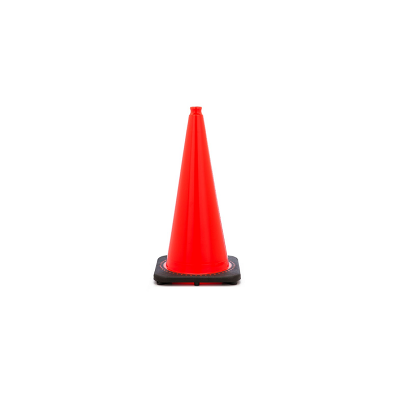 Cono Vial 90cm Sin Cintas Base Caucho QRubber