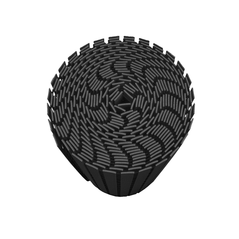 Mat Piso PVC Spa y Zonas Húmedas 61cm x 13 mts Negro Qrubber-1