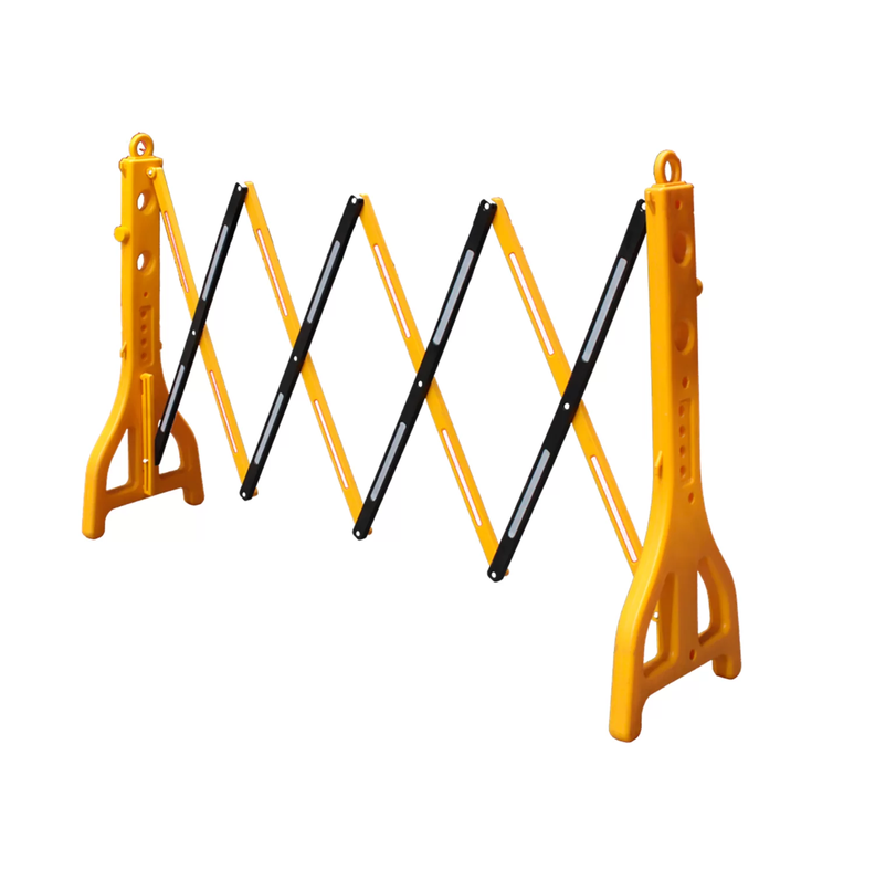 Barrera Seguridad Vial Expandible 2,5mt QRubber Amarillo
