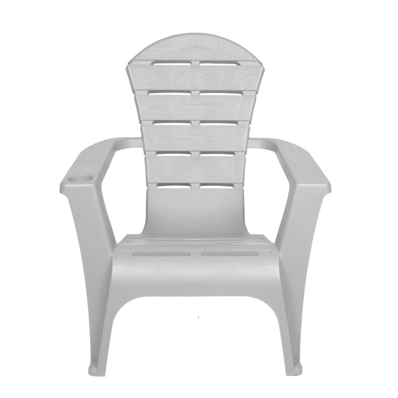 Silla reposera terraza de resina gris MQ QRubber