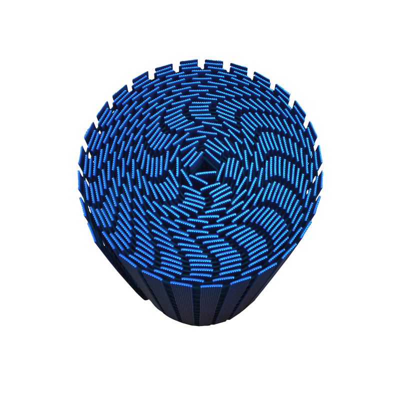 Mat Piso PVC Spa y Zonas Húmedas 91 cm x 13 mts Azul Qrubber-1