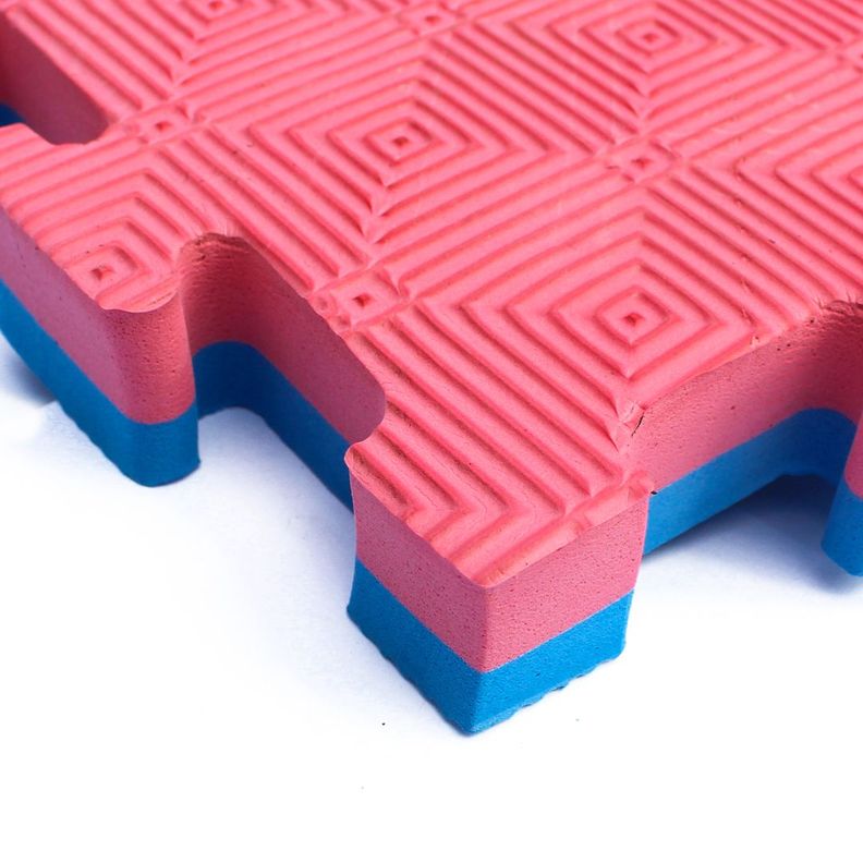 Plancha Tatami 1mt X 1mt X 2cm Rojo/azul-0