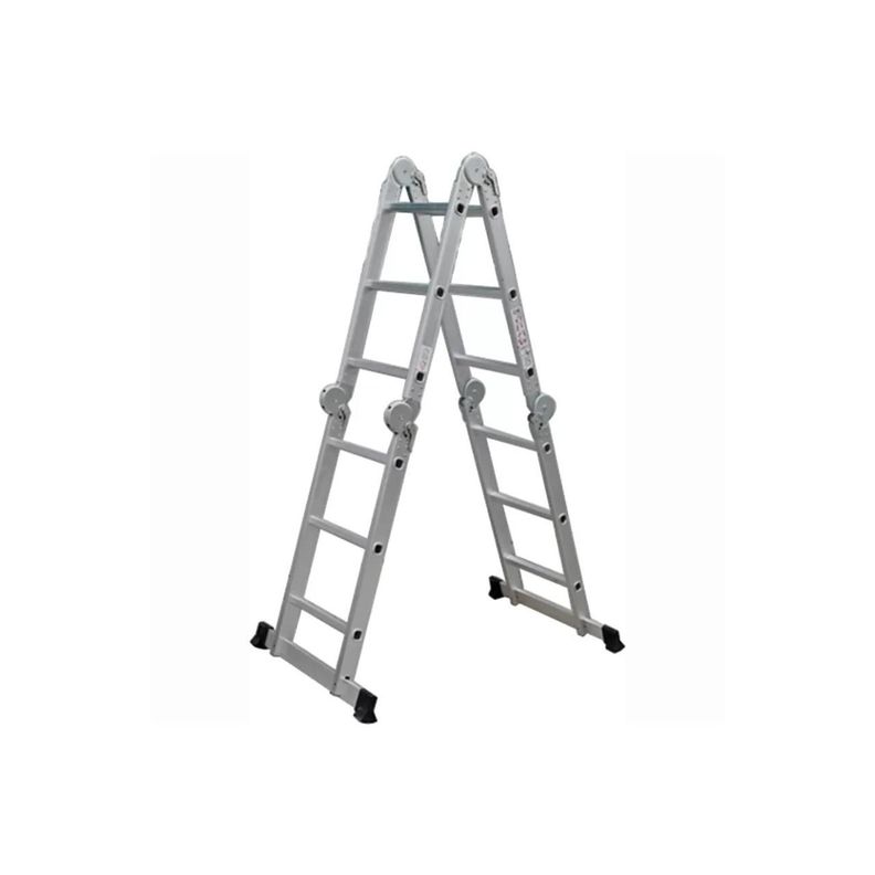 Escalera Aluminio Multiuso 4,6 Mts. QRubber-1