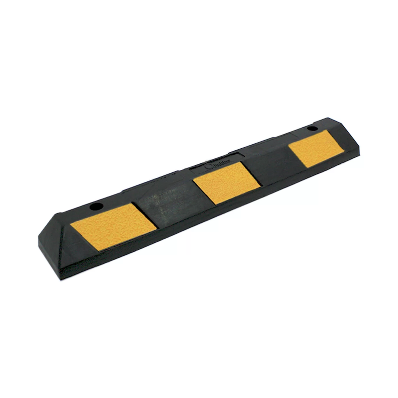Tope de estacionamiento 90x15x10cm negro / amarillo QRubber-0