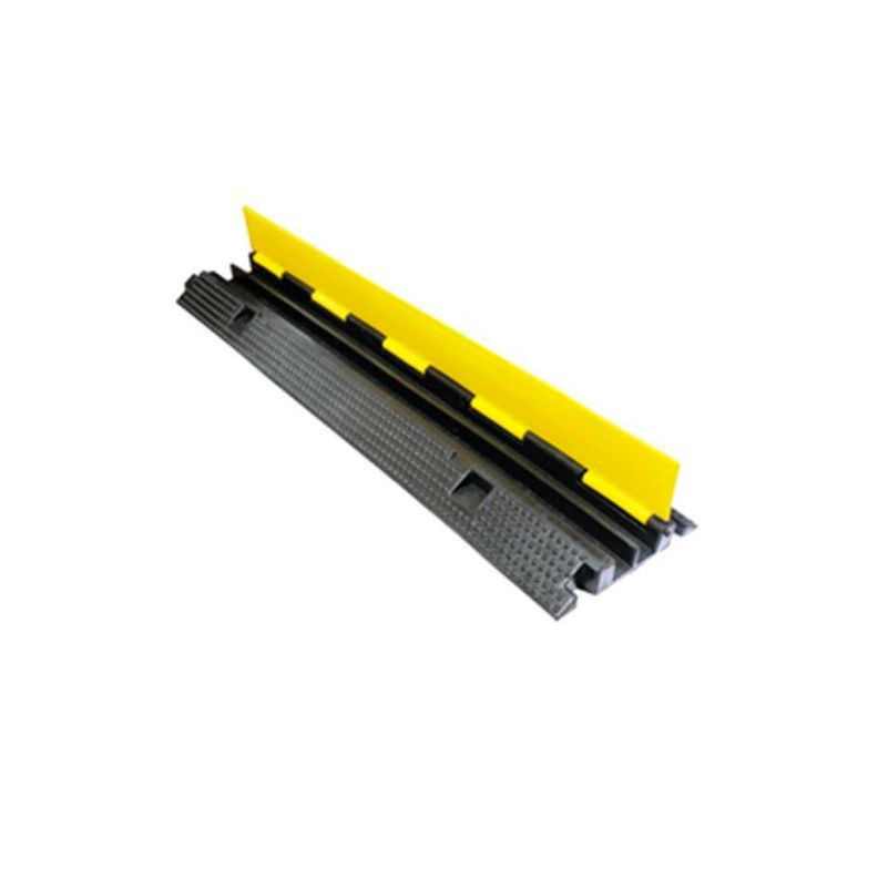 Protector De Cables De 2 Canales QRubber Amarillo