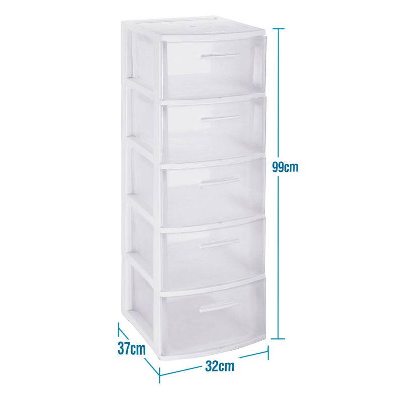 Cajonero 5 Niveles Eclypse Blanco MQ QRubber-1