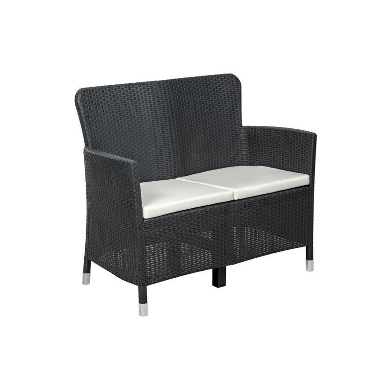 Juego Terraza Capri Comfort Grafito tipo Rattán MQ QRubber-4