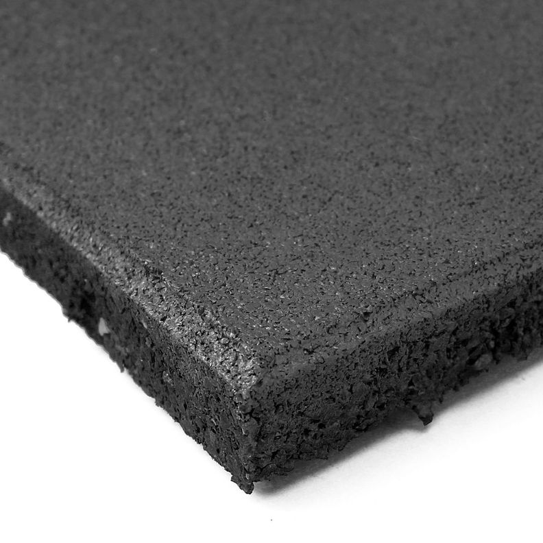 Pastelon de caucho 50cmx50cmx20 mm negro Qrubber