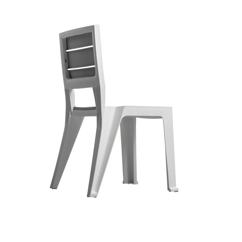 Silla Exterior/interior Modelo Madeira Plateada MQ - Qrubber-7