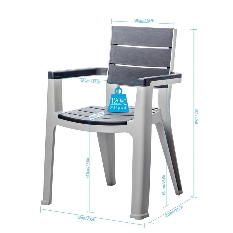 Silla exterior interior Modelo Madeira Color cuarzo - MQ-6