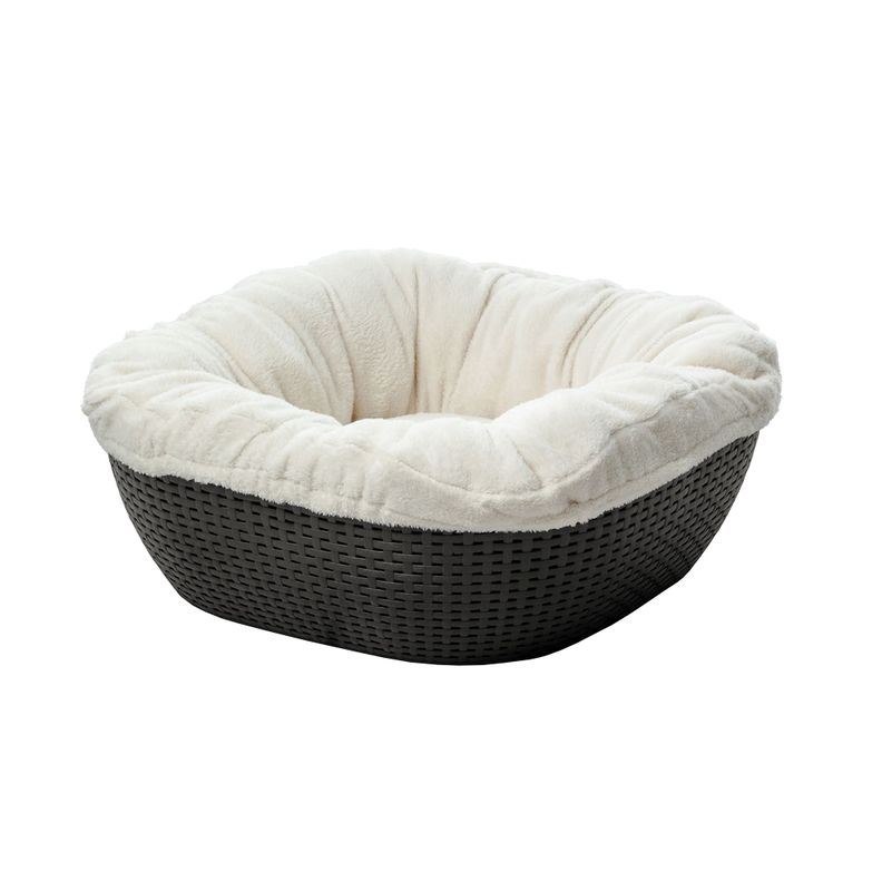 Cama para Mascotas Acolchada Café Oscuro MQ QRubber-0
