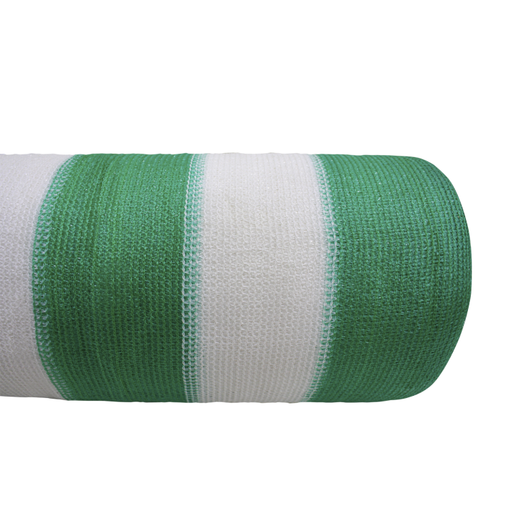 Malla Raschel Sombra 80% 4,2mt*100mt Verde/Blanca QRubber-2