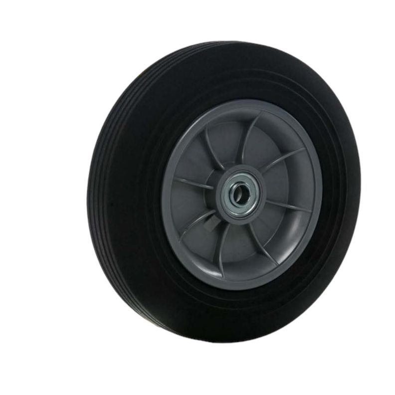 Basurero Contenedor Basura 240 lts. Amarillo QRubber-1