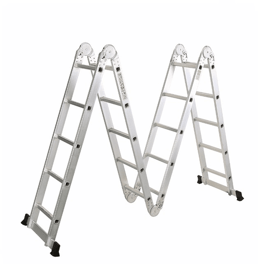 Escalera Aluminio Multiuso 5,7 Mts. QRubber-3