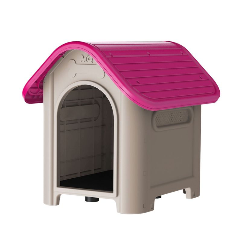 Casa Mascotas Perro Raza Grande Fucsia MQ QRubber-0
