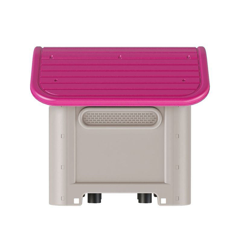 Casa Mascotas Perro Raza Grande Fucsia MQ QRubber-2