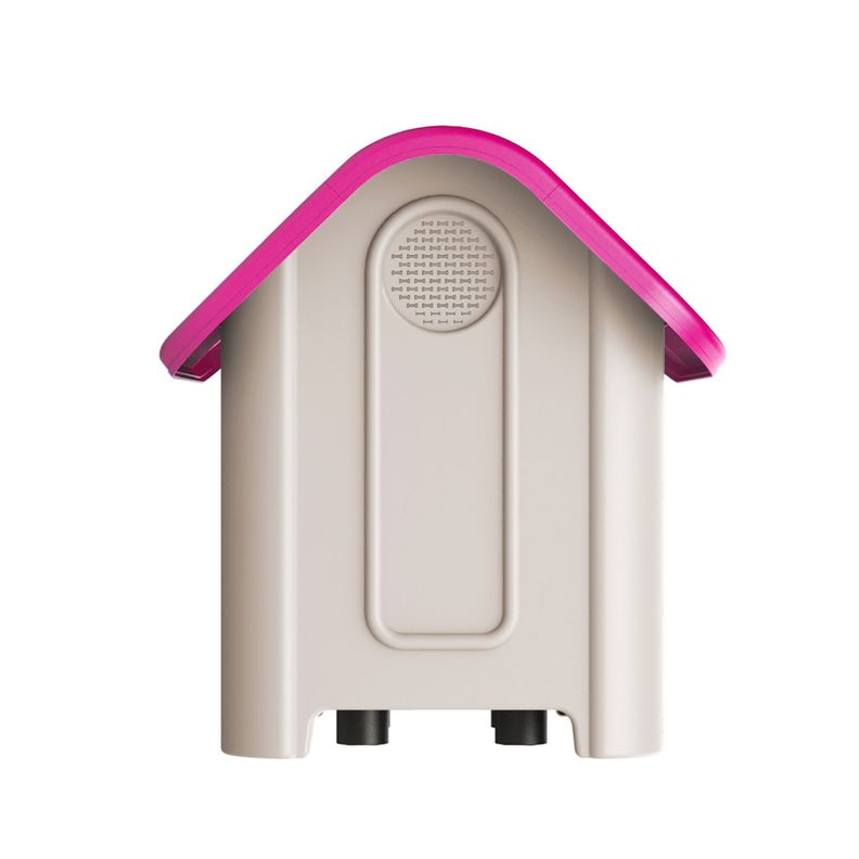 Casa Mascotas Perro Raza Grande Fucsia MQ QRubber-3