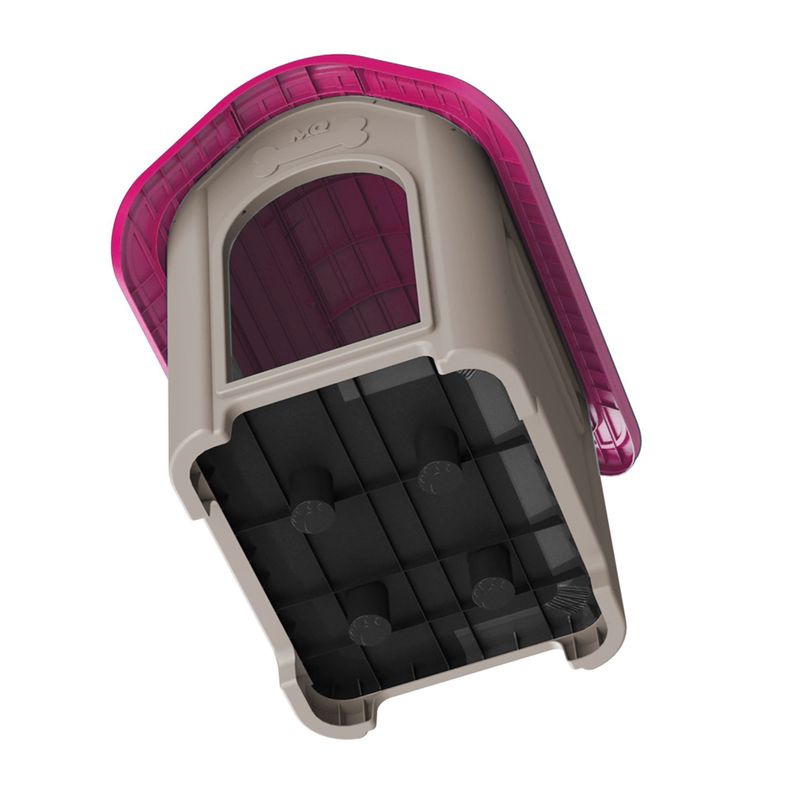 Casa Mascotas Perro Raza Grande Fucsia MQ QRubber-4