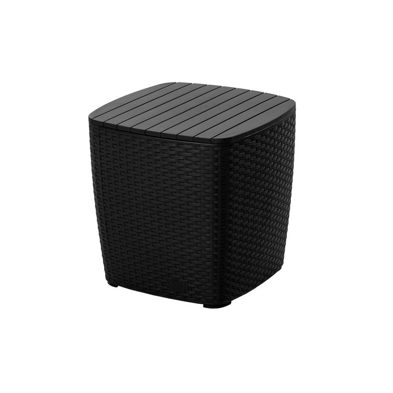 Juego Terraza Capri Café Oscuro tipo Rattán MQ QRubber-3