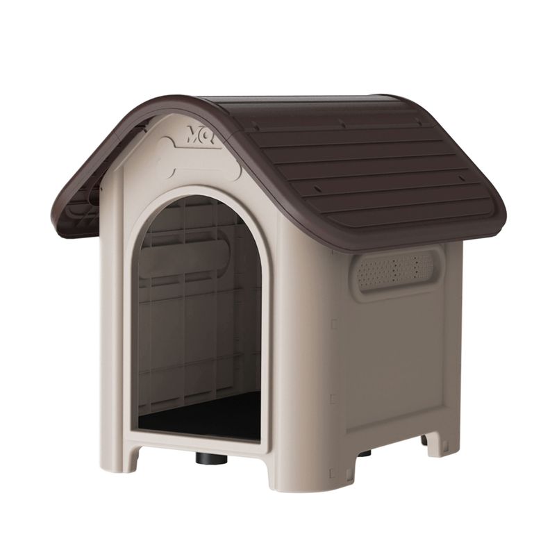 Casa Mascotas Perro Raza Grande Café Oscuro MQ QRubber-0