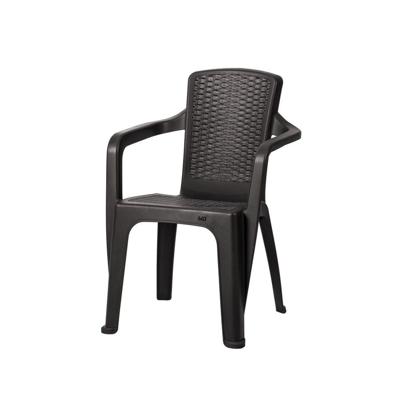 Silla exterior e Interior Infinity Café oscuro MQ QRubber-0