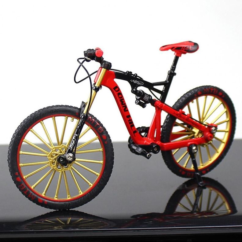 BICICLETA MTB ESCALA 1:10, COLECCIONABLE MARCO ALEACION-2