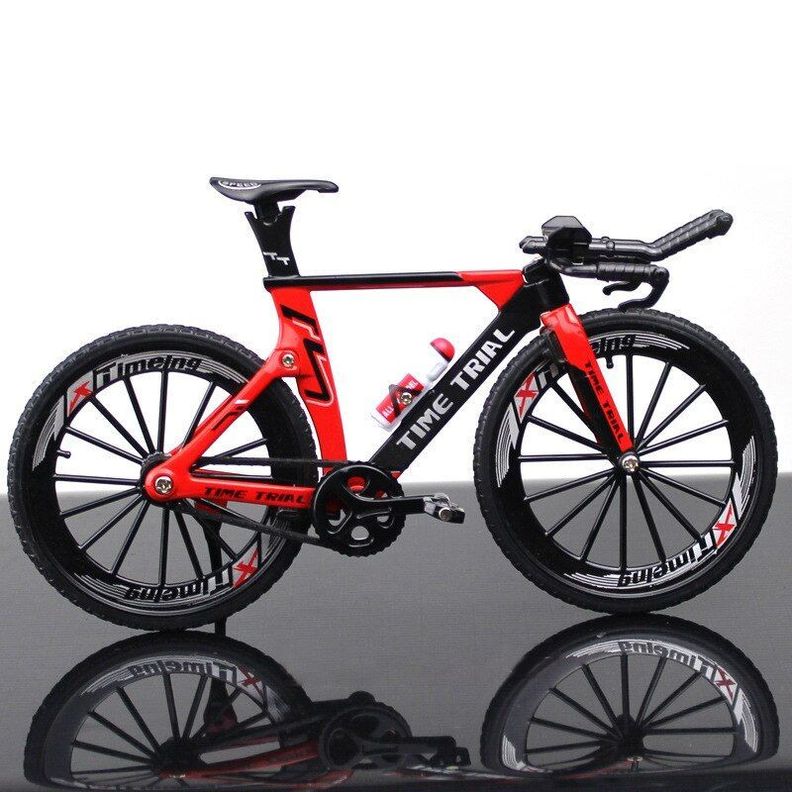 Bicicleta Ruta escala 1:10 coleccionable marco aleacion Plastico-3