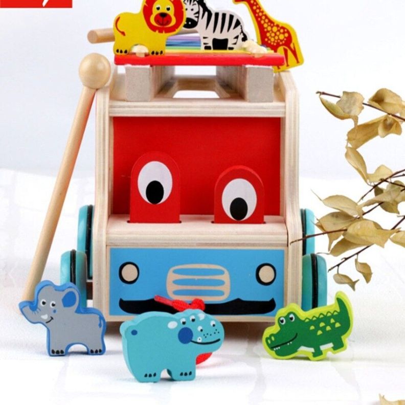 Camion didactico armable con Xilofono y animales-2