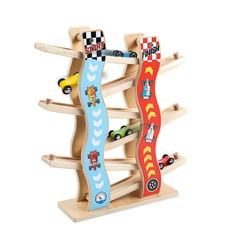 Pista de autos racer 6 ramplas-0