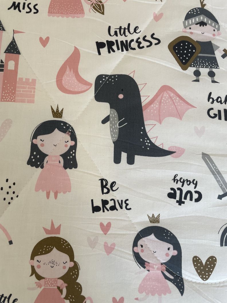 SET ROPA PARA CAMA DE TRANSICIÓN PRINCESA DE 4 PIEZAS PELLITOS-2