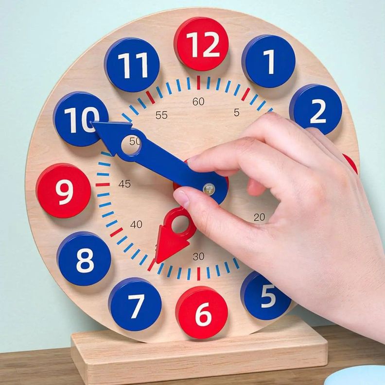 RELOJ MONTESSORI DE MADERA-0