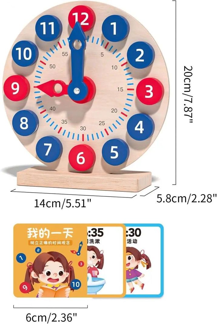 RELOJ MONTESSORI DE MADERA-1