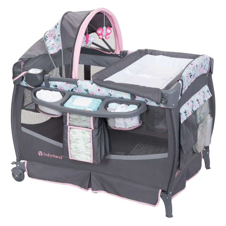 Cuna Corral Pack & play Primrose Baby Trend-0