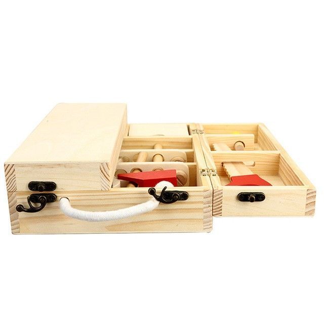 Caja de herramientas didáctica de madera-2