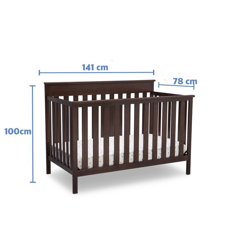 Cuna de madera solida convertible 4 en 1 Kingswood-2