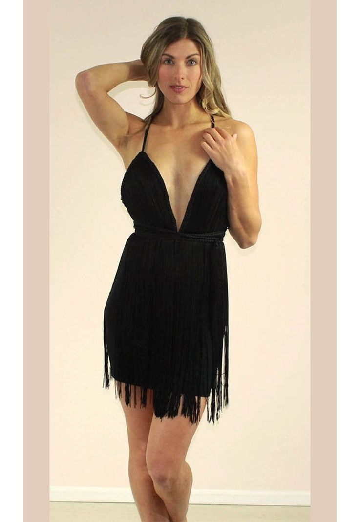 VESTIDO CORTO C5043F NEGRO