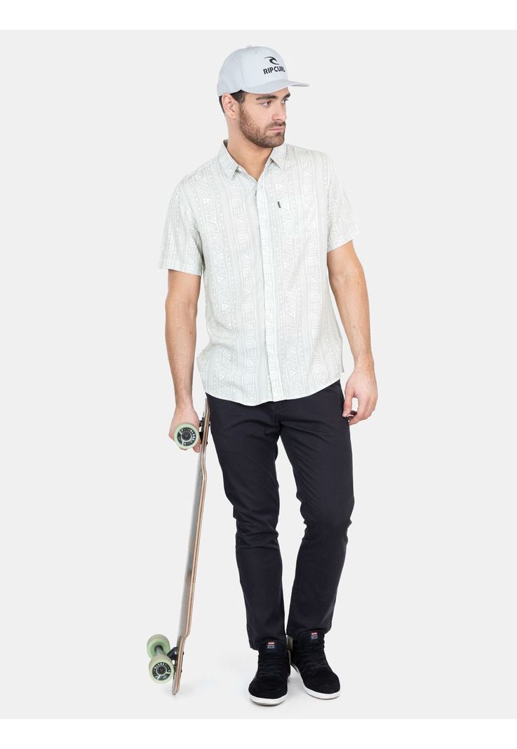 Camisa M/C Voyager Tribal Multicolor Hombre Rip Curl-2