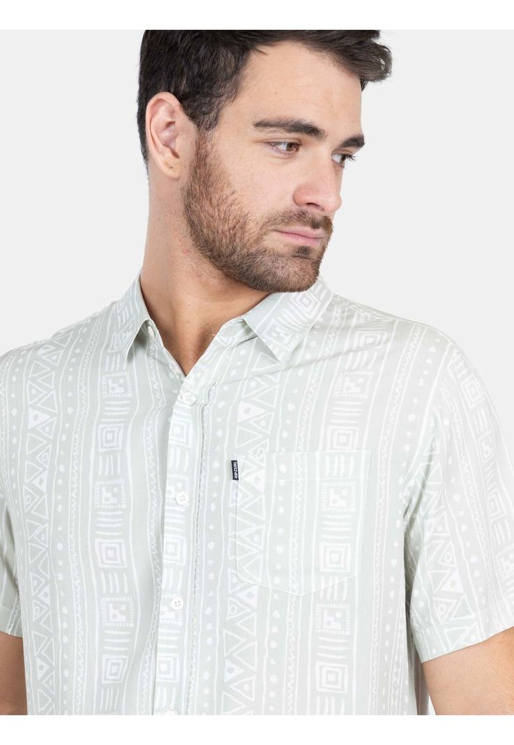 Camisa M/C Voyager Tribal Multicolor Hombre Rip Curl-3