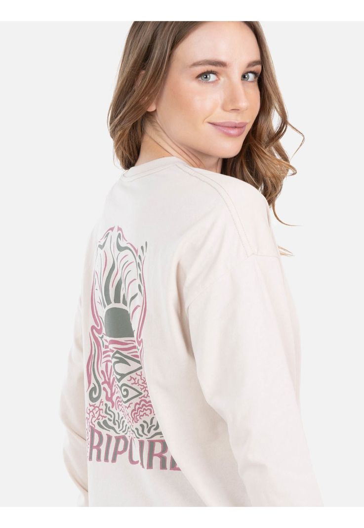 Polera ML Lala Beige Mujer Rip Curl-2