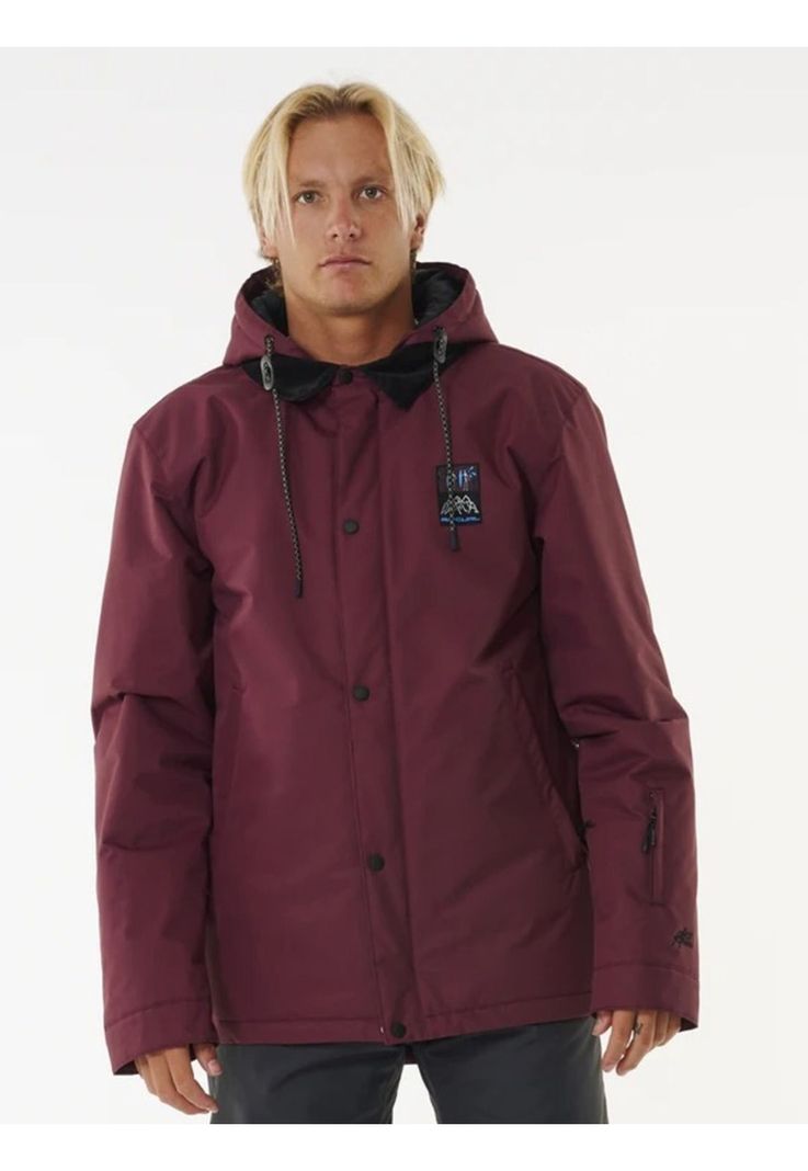 Parka Coaches 10K/10K Jacket Burdeo Hombre Rip Curl-0