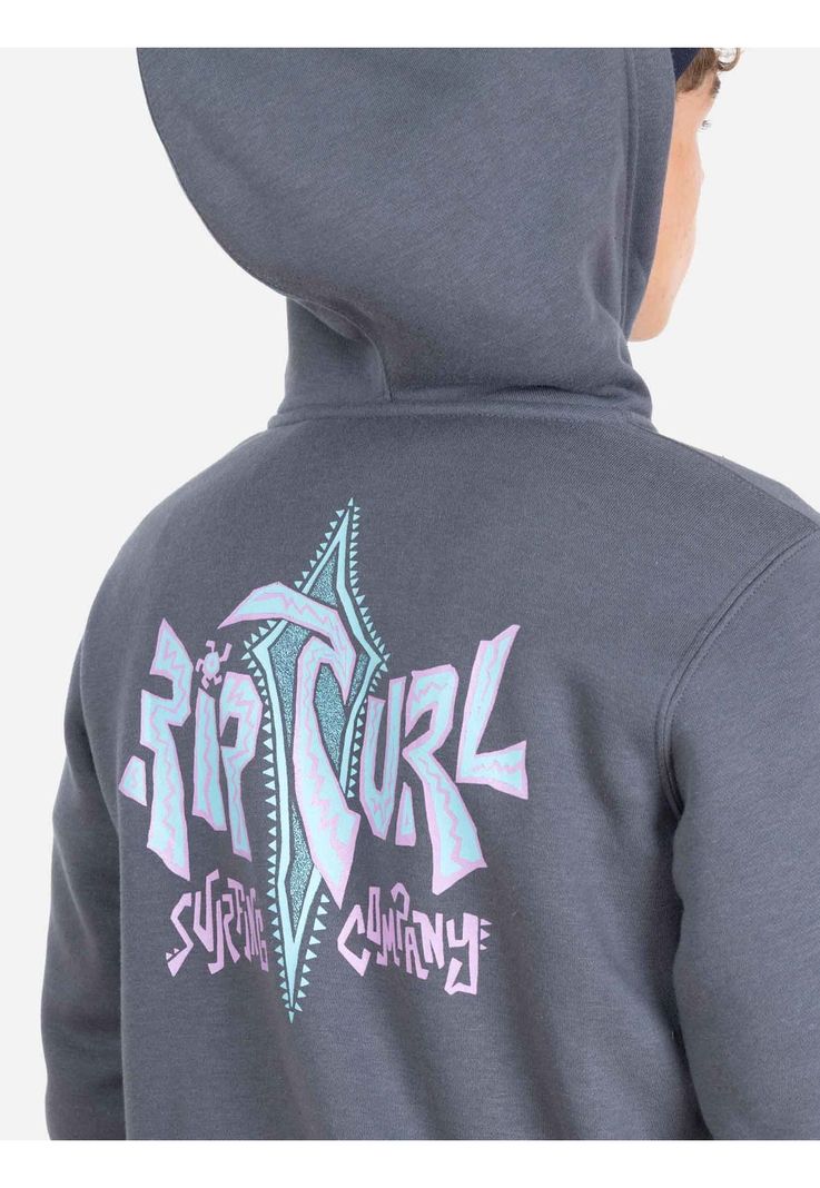 Poleron FZ Breakis Gris Infantil Rip Curl-2