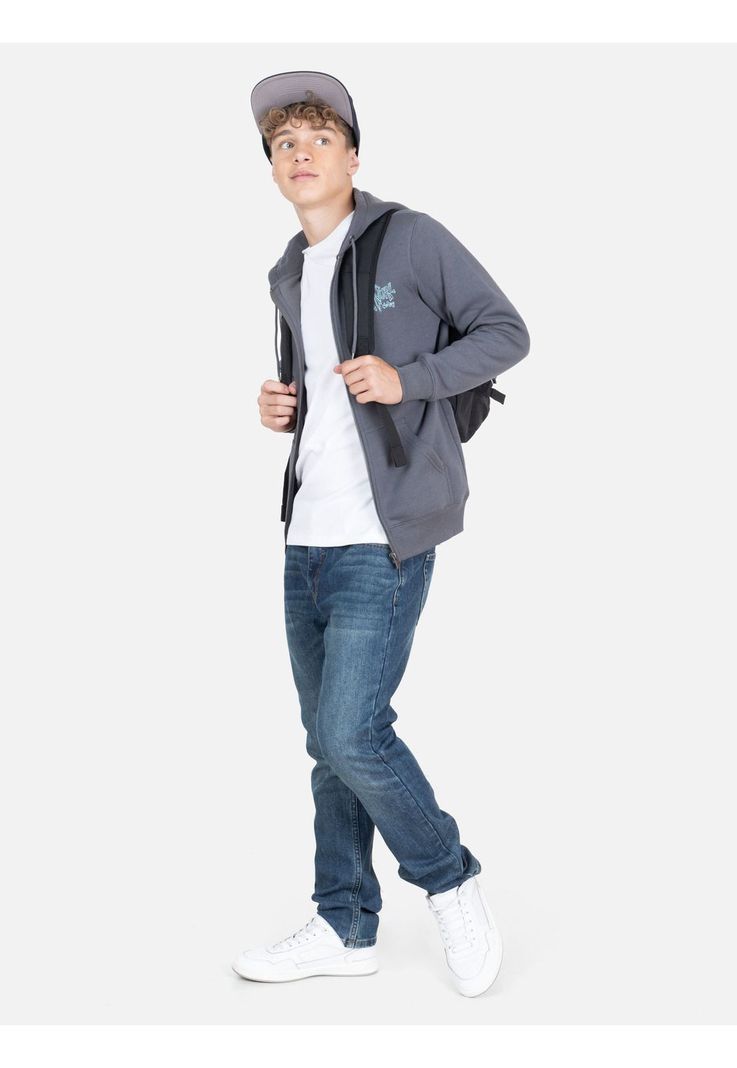 Poleron FZ Breakis Gris Infantil Rip Curl-3