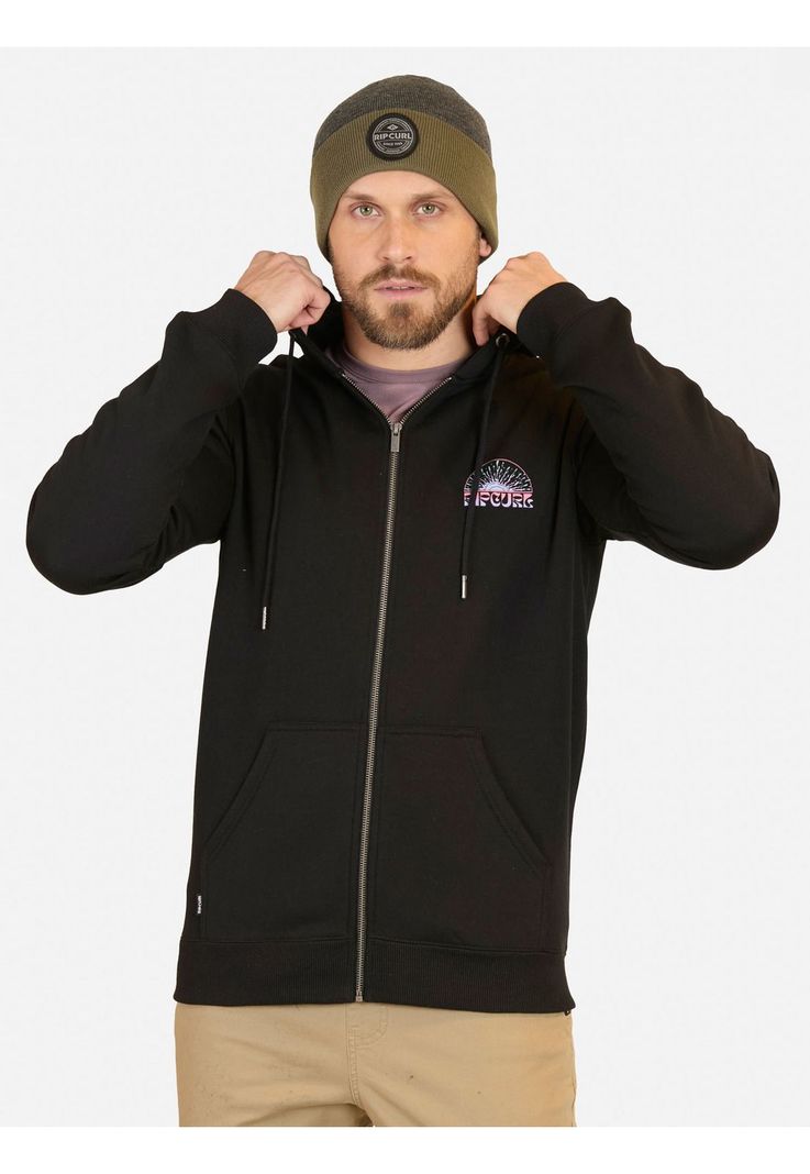Poleron FZ Rc Surfing Company Negro Hombre Rip Curl-0