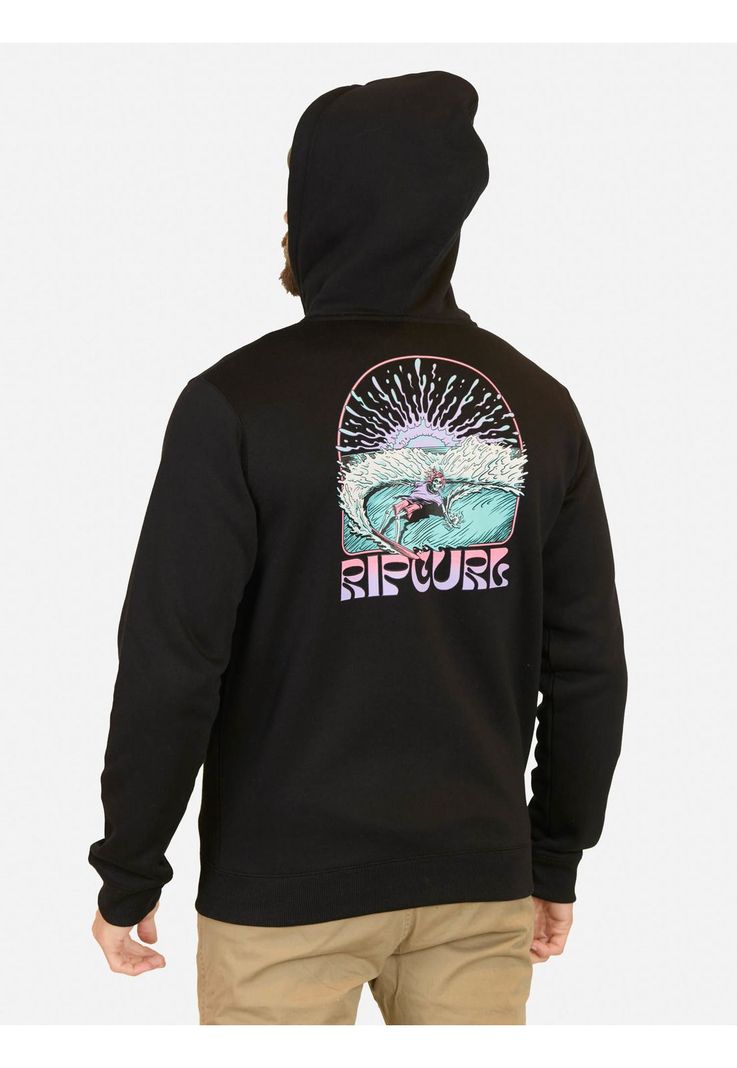 Poleron FZ Rc Surfing Company Negro Hombre Rip Curl-1