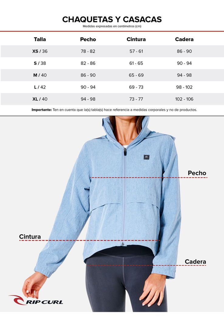 Chaqueta Fialyu Multicolor Mujer Rip Curl-4