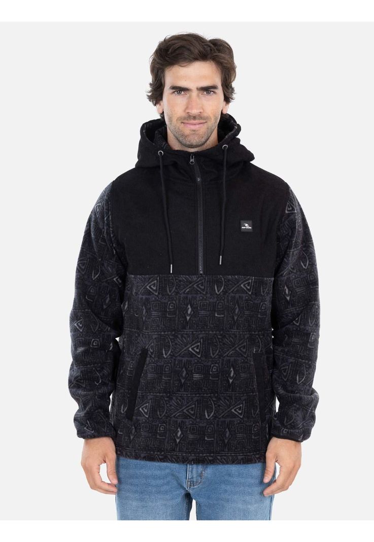 Poleron Micropolar Mana Rc Multicolor Hombre Rip Curl-3