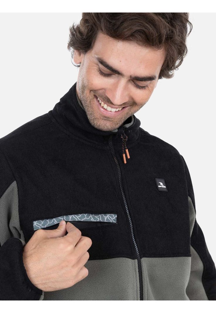 Poleron Micropolar Ola Rc Verde Hombre Rip Curl-2