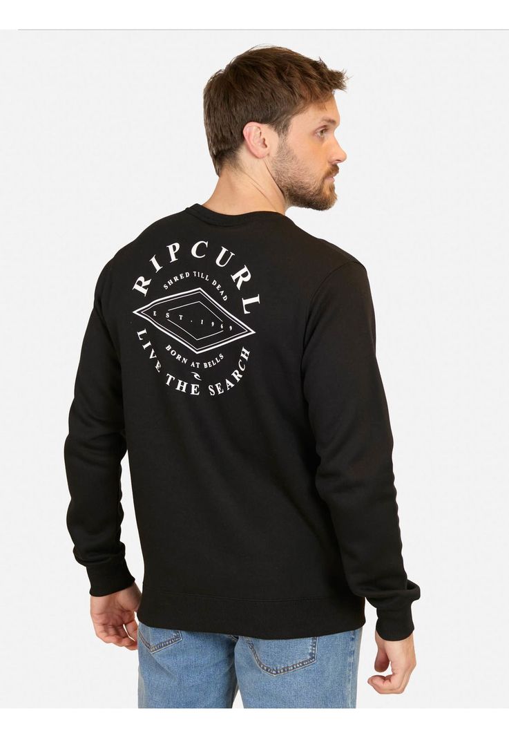 Poleron CR Zenrip Negro Hombre Rip Curl-1